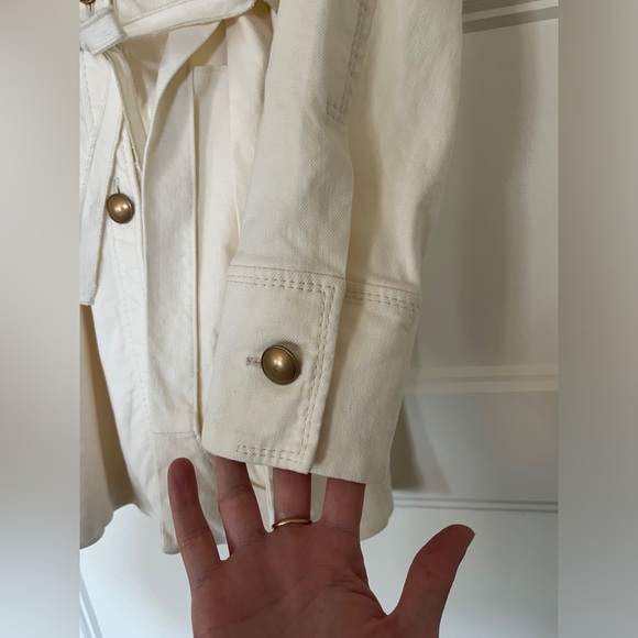 DOROTHEE SCHUMACHER
Urban Spirit Off White Linen & Cotton Jacket Overshirt - Picture 10 of 14